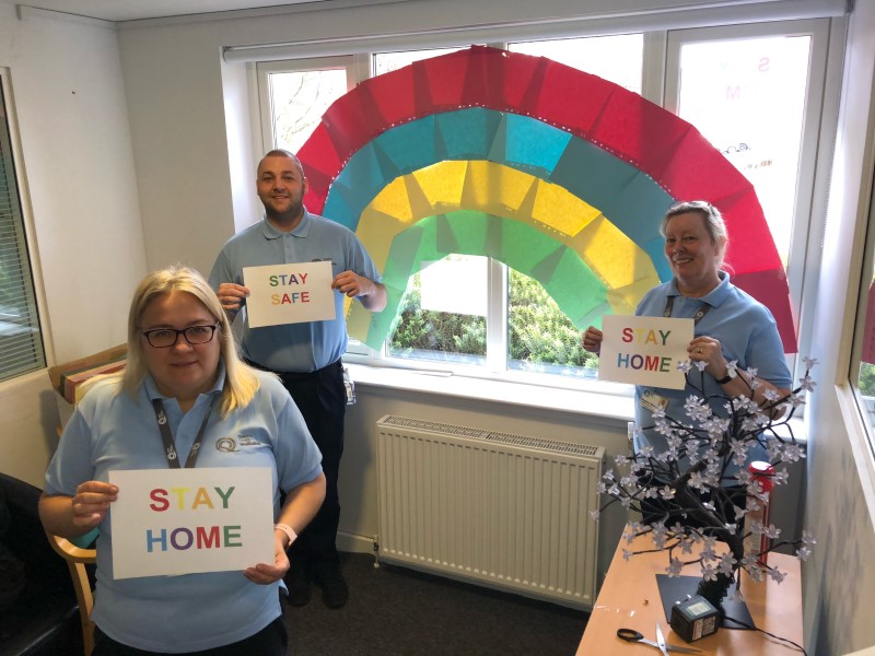 Queens Cross proud of 60+ wellbeing staff and service users Scottish